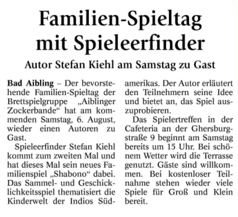 Autor Stefan Kiehl zu Gast