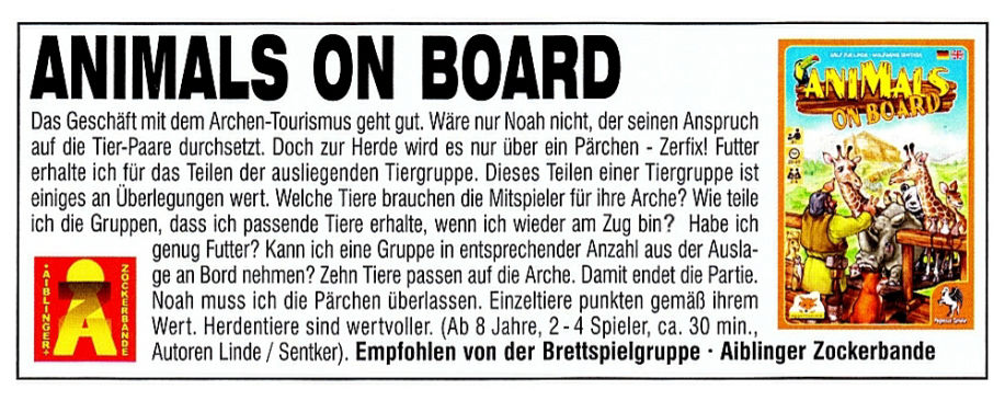 Animals on Board